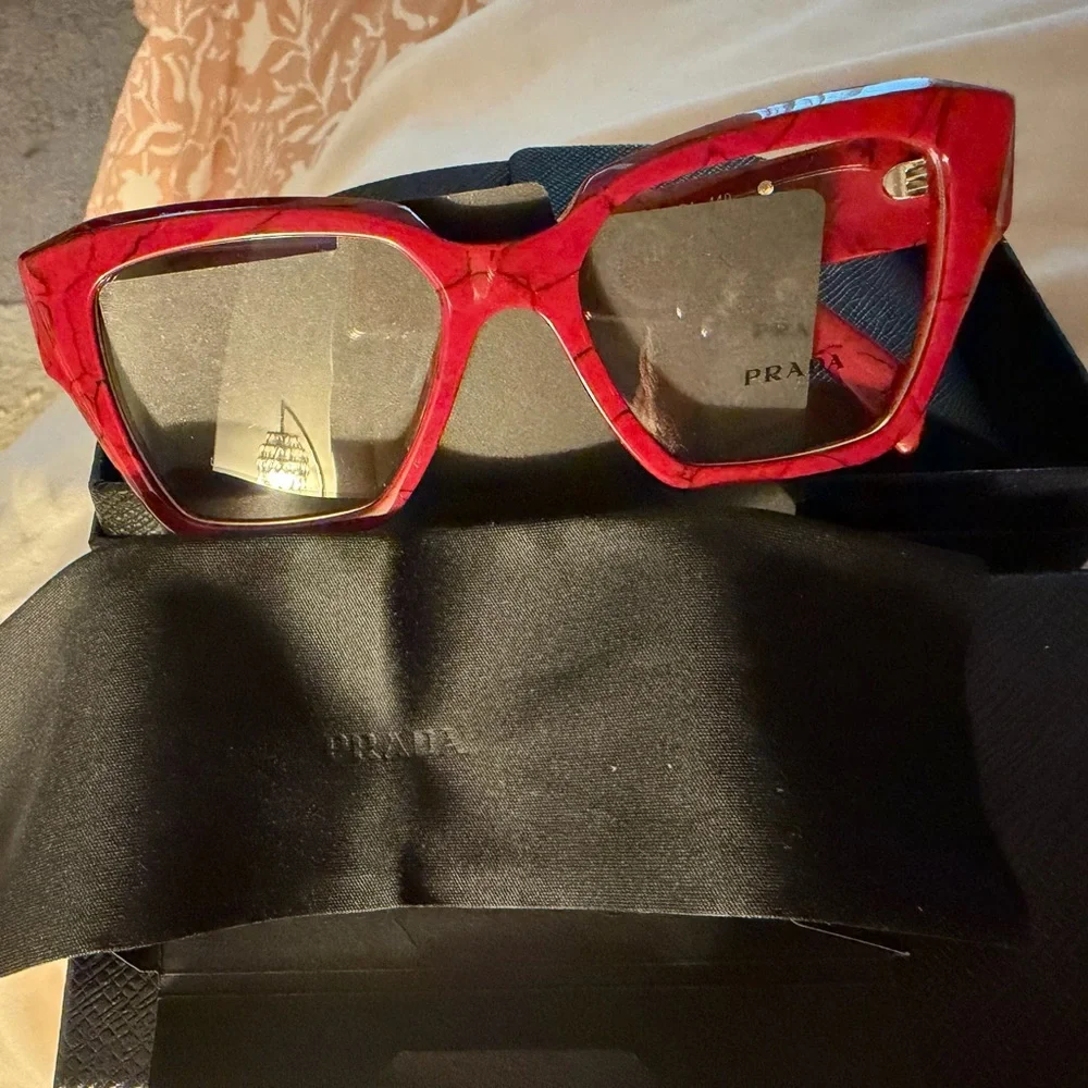 Prada Bold Red Women's Sunglasses (Protection Plan Good Until June 2026) - Picture 4 of 8